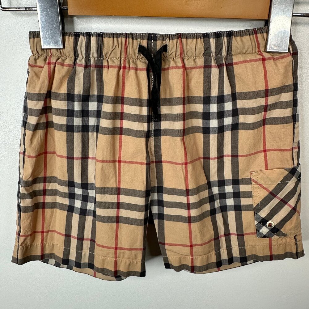 Burberry Kids Boys Swim Shorts Classic Plaid Size 18Months 86cm